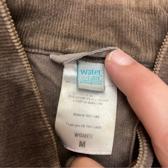 Patagonia Water Girl Corduroy Jacket Womens Medium Brown Button Front - Picture 4 of 11